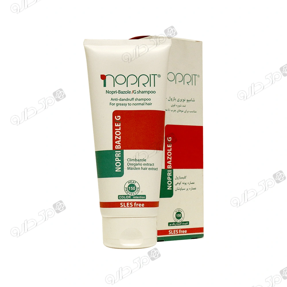 شامپو ضدشوره موی چرب نوپری بازول جی نوپریت